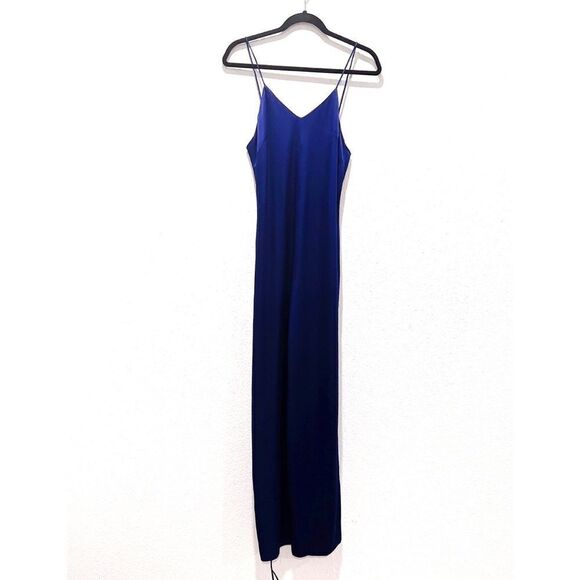 Rosetta Getty Camisole Wide Leg Jumpsuit Blue  Size 0 - Picture 8 of 13